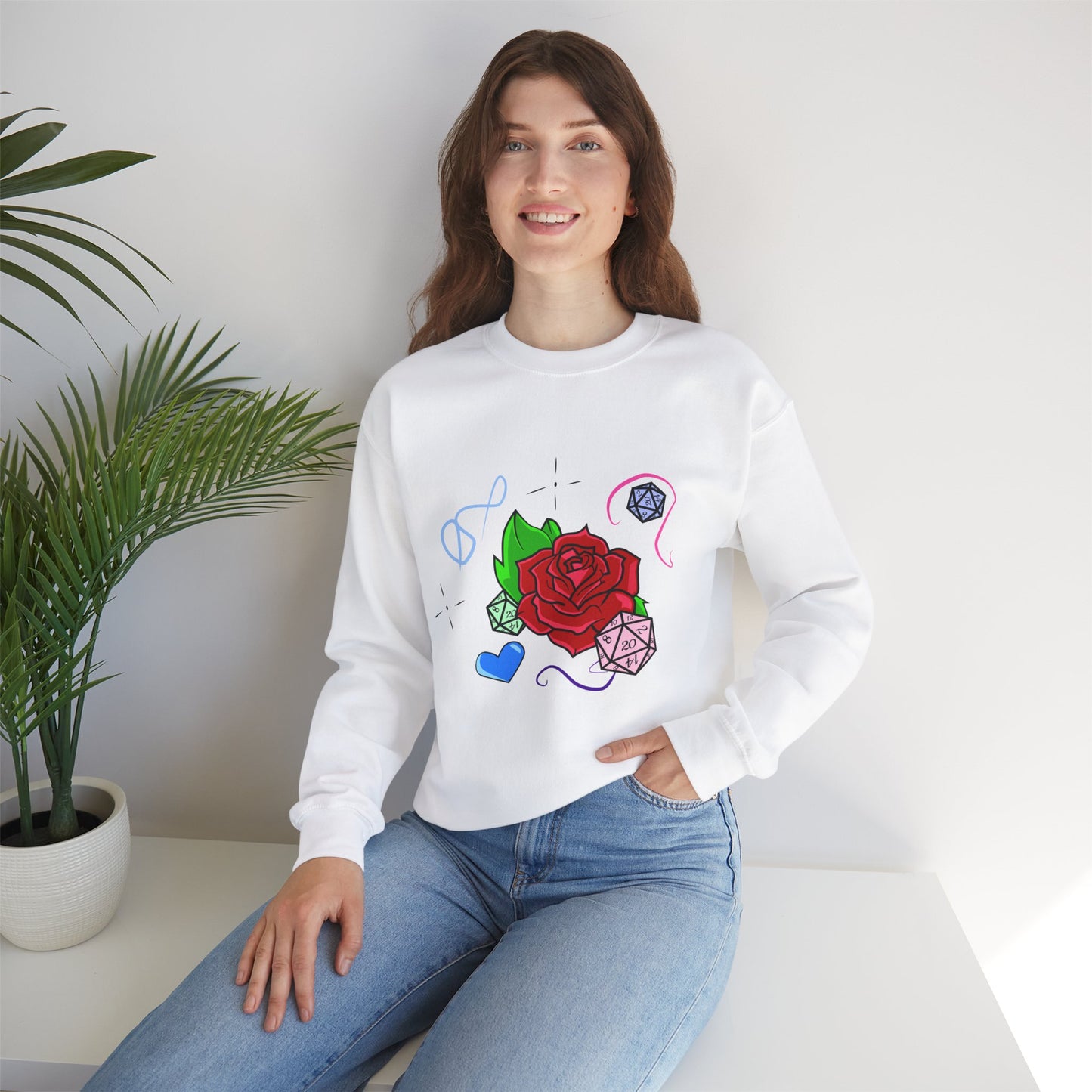 D20 Rose Sweater