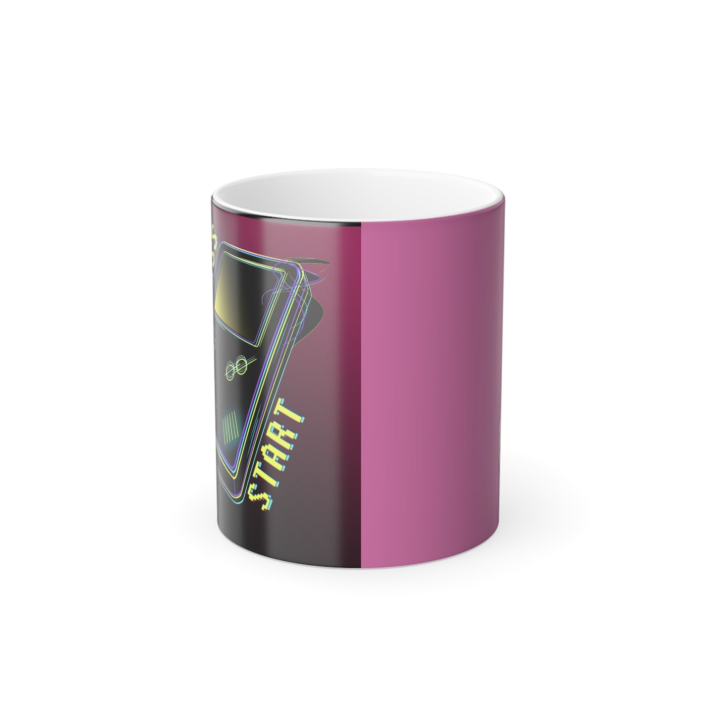 Press Start - Pink - Color Changing Mug